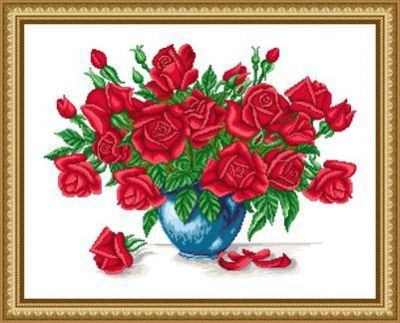 Набор для вышивания ЦВ-013 Набор для вышивания «Сделано с любовью» ЦВ-013 Розы для любимой
