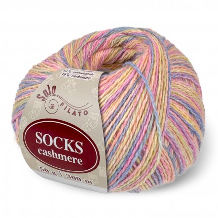 Пряжа для вязания Solo Filato Socks Cashmere