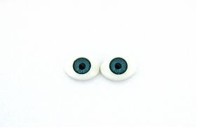 Глазки овальные № 5 , 07 мм *10 мм, упак./8шт., цв. голубой (арт. 25511)
