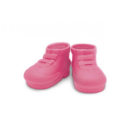 Ботинки резиновые 7,5см*4,5см., пара, цв. розовый (арт. 28343)