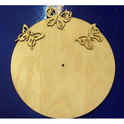 Циферблат круглый с бабочками (арт. 045537)