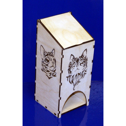 Чайный домик с кошками (арт. 046002)