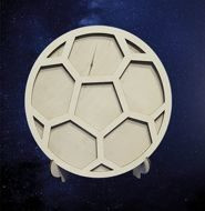 Фоторамка "Футбольный мяч" на подставке (арт. 051322)