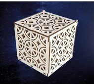 Шкатулка Кубик с узором (арт. 051532)