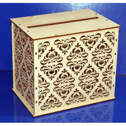 Коробка для подарков в конвертах ажурная (арт. 150263)