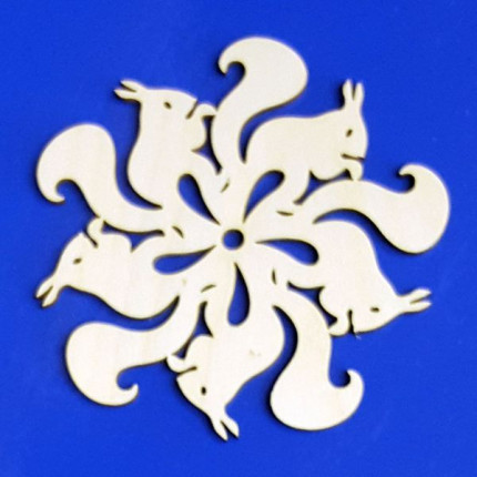 Снежинка "Белки" (арт. 150752)