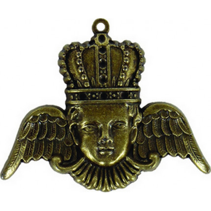 Заготовки для украшений «Crowned Angel» (Бронза) (арт. GL2-004)