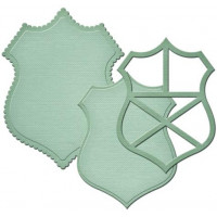 Spellbinders GLD-015_1 Набор мини-ножей для вырубки «Family Heirlooms Crest» 