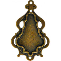 Spellbinders GLLB-004G Заготовки для украшений «Chandelier Bezel-Large-Bronze» (Бронза) 