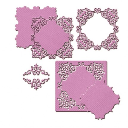 Набор ножей Nestabilities® Decorative Accents "Почетный квадрат" (арт. Набор ножей Nestabilities® Decorative Accents "Почетный квадрат")