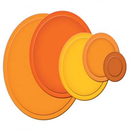 Набор ножей Spellbinders® Nestabilities® "Классические овалы большие" (арт. S4-110)