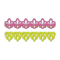 Spellbinders S4-213_1 Набор ножей Spellbinders® Borderabilities®  "Бордюр Королевская лилия" 