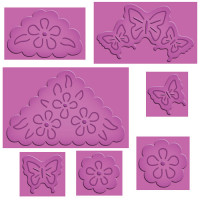 Spellbinders S4-382_1 Набор ножей Spellbinders® Enhanceabilities® "Бабочки и цветы" 
