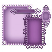 Spellbinders S5-217_1 Набор ножей Spellbinders® Nestabilities® Card Creator «A2 Доблестная честь» 