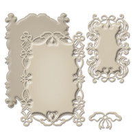 Spellbinders S6-017_1 Набор ножей Shapeabilities® Decorative Frames "Поклон элегантности" 