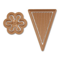 Spellbinders SCD-003_1 Набор ножей "Enhanced Pennant" 