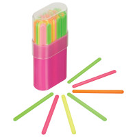 СТАММ СП06 Счетные палочки СТАММ (30 штук) многоцветные, в пластиковом пенале, СП06 