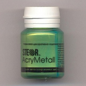 AcryMetall Золото зеленое светлое 20мл (арт. M6V20/STEOR)