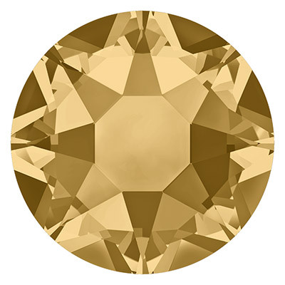 Стразы клеевые Swarovski 2078 SS16 цветн. 3.9 мм кристалл 1 шт золото (lt.colorado topaz 246) (арт. 2078)
