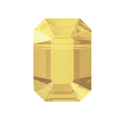 Бусина стеклянная "Сваровски" 5514 Crystal AB 10.0 x 7.0 мм кристалл золотистый металлик (001 METSH) 1шт (арт. 5514)