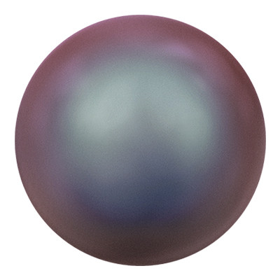Бусина стеклянная "Сваровски" 5810 радужные 4 мм 5 шт под жемчуг кристалл синий-красный (irid. red 947) (арт. 5810)