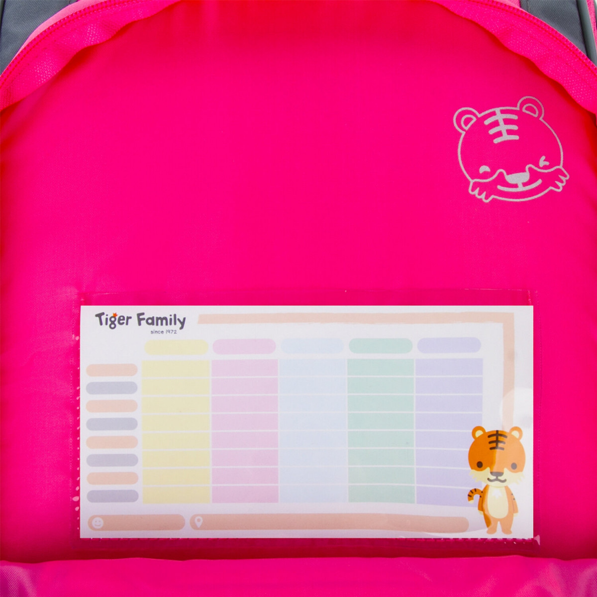 Рюкзак TIGER FAMILY школьный, Rainbow, с ортопедической спинкой, "Pink Lemonade", 39х31х20 см, 228941, TGRW-012A (арт. TGRW-012A)