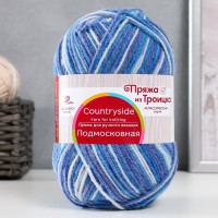 Подмосковная принт Цвет 2606 синий\белый