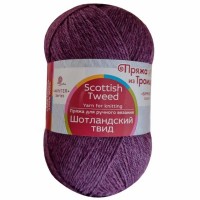 Шотландский твид (упаковка 5 шт) Цвет 1454 цикламеновый меланж