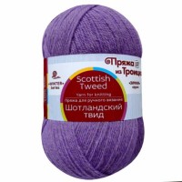 Шотландский твид (упаковка 5 шт) Цвет 1458 меланж фиалковый