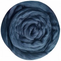 Шерсть тонкая мериносовая 100 г (Троицкая) Цвет 0255 джинсовый