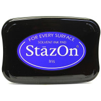Tsukineko SZ-11 Подушечка чернильная Tsukineko "StazOn" 96х67мм, цвет: Ирис 