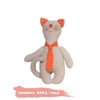 Ваниль Набор для изготовления игрушки "CAT'S STORY" С004 Котик в галстуке Набор для изготовления игрушки "CAT'S STORY" С004 Котик в галстуке 