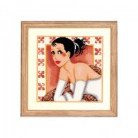 Vervaco 2002-75.048 Комплект для вышивания Vervaco "BlueArt France" Джессика  20*20 см 2002-75.048 Комплект для вышивания Vervaco "BlueArt France" Джессика  20*20 см 