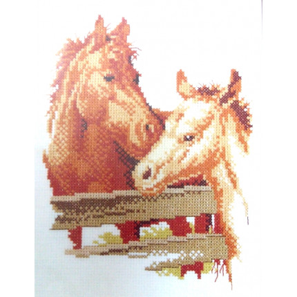Набор для вышивания 215.369 Лошадь с жеребёнком