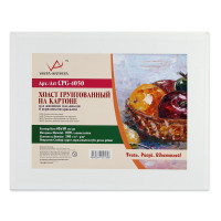 VISTA-ARTISTA CPG-4050 Холст грунтованный на картоне "VISTA-ARTISTA" CPG-4050 100% хлопок 40 х 50 см 280 г/кв.м мелкозернистый 