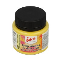 VISTA-ARTISTA ITA-50 Краска по ткани и коже основные цвета Idea ITA-50 50 мл 207 Пастельно желтая (Pastel yellow) 