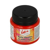 VISTA-ARTISTA ITA-50 Краска по ткани и коже основные цвета Idea ITA-50 50 мл 322 Красная яркая (Bright red) 