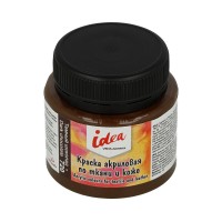 VISTA-ARTISTA ITA-50 Краска по ткани и коже основные цвета Idea ITA-50 50 мл 720 Темный шоколад (Dark chocolate) 