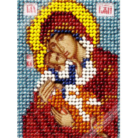 WOMAN HOBBY ИЧ0005 Набор для вышивания бисером "WH" ИЧ0005 Божья матерь Взыграние младенца 
