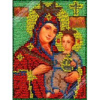 WOMAN HOBBY ИЧМ0012 Набор для вышивания бисером "WH" ИЧМ0012 Божья матерь Вифлиемская (Улыбающаяся) 
