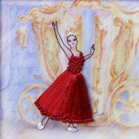 WOMAN HOBBY ВЛБС0007 Набор для вышивания лентами "WH" ВЛБС0007 Серия "Балерины" 