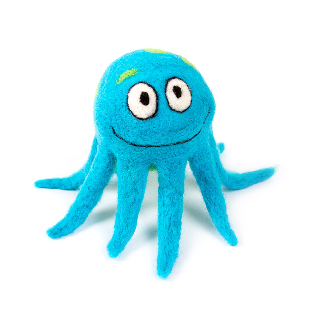 "Woolla" WT-0139 "Осьминог Ося" набор для валяния . (арт. WT-0139) "Woolla" WT-0139 "Осьминог Ося" набор для валяния . (арт. WT-0139)