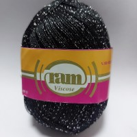 BRIGHT VISCOSE Цвет 11 черный с серебром