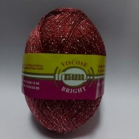 BRIGHT VISCOSE Цвет 12 бордовый с серебром