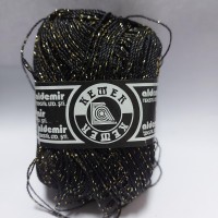 BRIGHT VISCOSE Цвет 13 черный с золотом