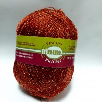 BRIGHT VISCOSE Цвет 15 красный с золотом