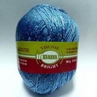 BRIGHT VISCOSE Цвет 20 голубой с серебром