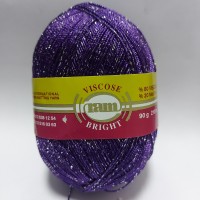 BRIGHT VISCOSE Цвет 5 фиолетовый с серебром