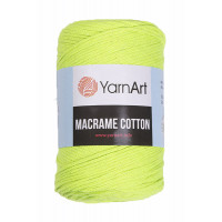 Macrame Cotton Цвет 801 желтый неон