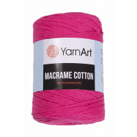 Macrame Cotton Цвет 803 малиновый неон